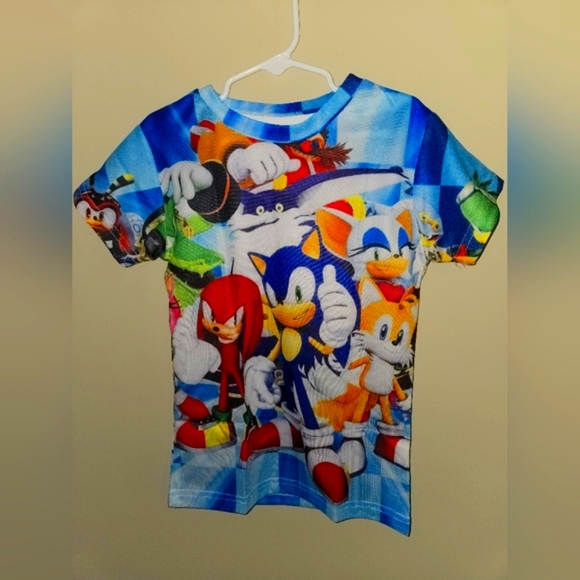 New Boy Tshirt Sonic and Friends Size 5T & 6 - Picture 2 of 5